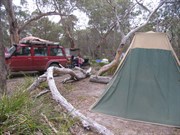 Whitewater Wall campsite