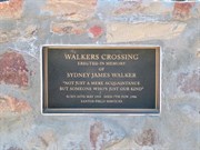 Walkers Crossing Sign