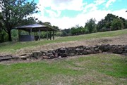 Sheltered BBQ area at main camping ground