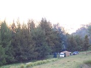 Great grassy campsites on the river