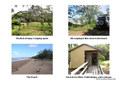 Carmila Beach Rest Area - 4 shots with captions 