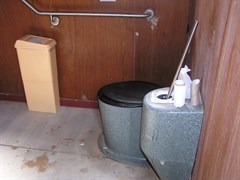 Carmila Beach Rest Area - One of the Loos could be better could be worse 