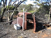 Bush ingenuity at its best - a chick coop