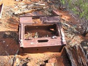 Remains of old Metters stove