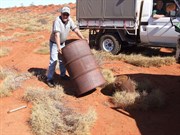 Lifting a 44 gallon fuel drum