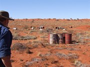 Old fuel dump at Geosurveys Base A