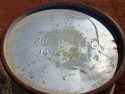 Close up of 44 gallon drum