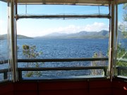 Beautiful Lake Awoonga and Mt Castletower from the deck of Kal