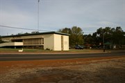 The Memorial Park is located behind the Library/Council Offices