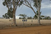 Signed junction Tabenup Rd & Lake Coyrecup Rd