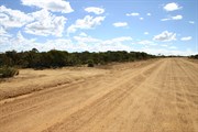 View of turnoff if travelling north on Newdegate Rd Nth