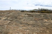 Trigg Marker atop Sheoak Rock