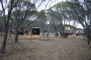 Private sheltered campsites