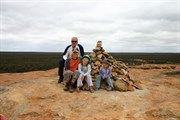 Cairn at summit Victoria Rock
