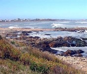 Middleton Point also showing the stretch of beach to Goolwa Beach