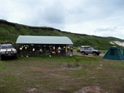The shelter at Capt. Billy Landing