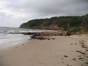 Remains of the actual Landing