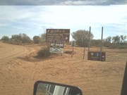 Witjira Nations Park Intersection - to Dalhousie