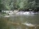 Aire Crossing log bridge