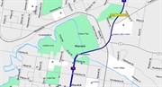 Map showing where