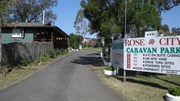 Rose City Caravan Park Entrace