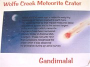 Wolfe Creek information sign
