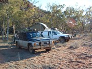 Owen Springs Track campsite at end of Gorge