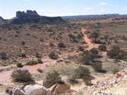 Castle Rock as seen from Chambers Pillar