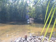 Paving blocks make fording easier