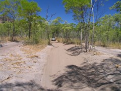 Twin Falls - Some sandy stretches on the track back 