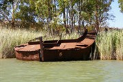 Sunken Barge and Steamer