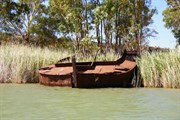 Sunken Barge and Steamer
