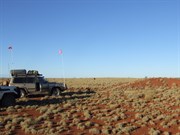The mounds and drums east of the Road