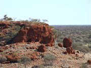 Further bluffs and caves to the west