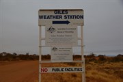 Giles Weather Station sign