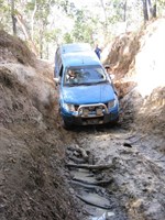 Telegraph Track - Palm Creek - Slithering down the southern side 