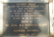 Alexander Forrest Plaque