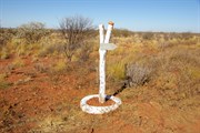 Len Beadell Marker & Sir Frederick Range Turn Off