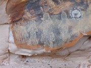 Christmas Pool rock art
