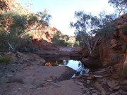 Waterhole in unnamed creek near Darlsen Pinnacle