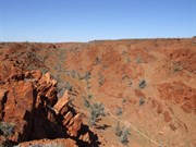 View south from the high saddle