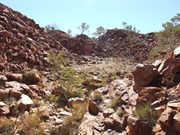 Looking along the gorge to the second Pool
