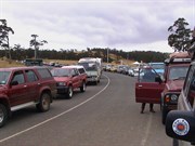Boarding the Bruny Island Ferry back to Kettering