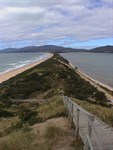 Views of the isthmus and The Neck Viewing platform and boardwa