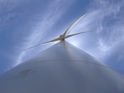 Looking Up from the base of the Turbine