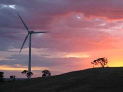 Canunda wind farm - Sunrise