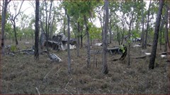 World War II B-24 Liberator Crash - B-24 Liberator Wreckage