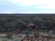 Bush camp beside the Hunt Oil Road