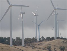 Challicum Hills wind farm - Some of the turbines of Challicum Hills wind farm