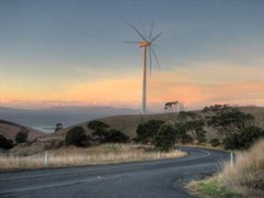 Toora wind farm - One of the Toora turbines